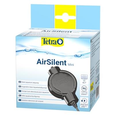 Tetra Airsilent Mini Luchtpomp - Voor Aquaria tot 40L, Fluisterstil en Energiezuinig