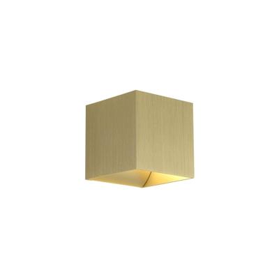 Lyora Vierkante wandlampSifor geborsteld goud - 106196