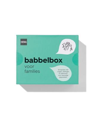 HEMA Babbelbox voor leuke families
