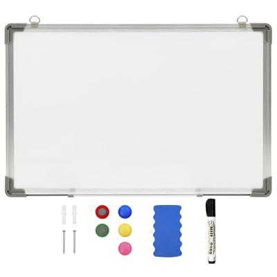 Whiteboard magnetisch 60x40 cm staal wit