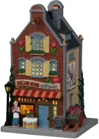 Lemax holland house - tulip garden verlicht kersthuisje Caddington Village 2022 - thumbnail