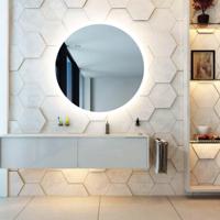 Gliss Design Spiegel Oko Rond LED Verlichting - Spiegel Oko 40 cm Rond - thumbnail