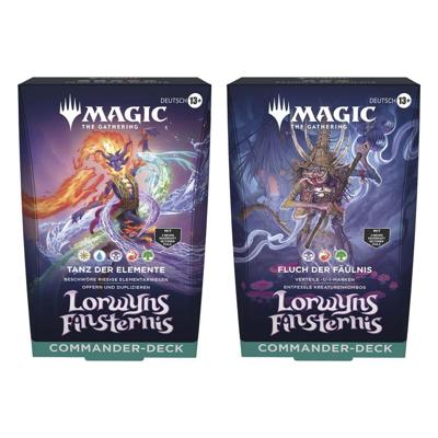 Magic the Gathering Lorwyns Finsternis Commander Decks Display (4) german