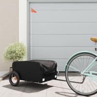 Fietstrailer 30 kg ijzer zwart - thumbnail