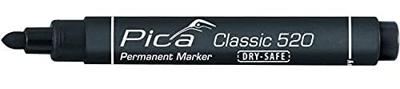 Pica 520/46 Permanent Marker | 1-4mm | Rond | Zwart | 10 stuks - PI52046 Pica 520/46 Permanent Marker | 1-4mm | Rond | Zwart | 10 stuks - PI52046