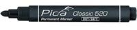 Pica 520/46 Permanent Marker | 1-4mm | Rond | Zwart | 10 stuks - PI52046 - thumbnail