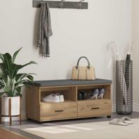 Halbank met kussen met lade Artisan Eiken 100 x 38 x 46 cm - thumbnail