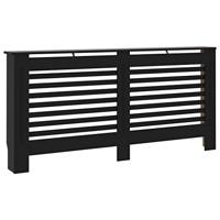 VidaXL Radiatorombouw 172x19x81,5 cm mdf zwart - thumbnail