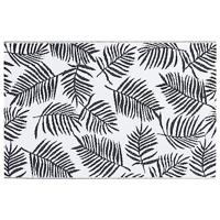 Buitenkleed 160x230 cm PP wit en zwart - thumbnail