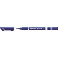 STABILO SENSOR, Fineliner, Fijn 0.3 mm, Met Meeverende Schrijfpunt- blauw, per stuk - thumbnail