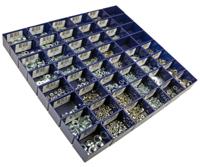 XLC Ladendoos 1 moer/plaat/veerring verz/rvs - thumbnail