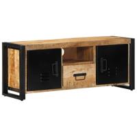 Tv-meubel 100x30x40 cm massief ruw mangohout - thumbnail