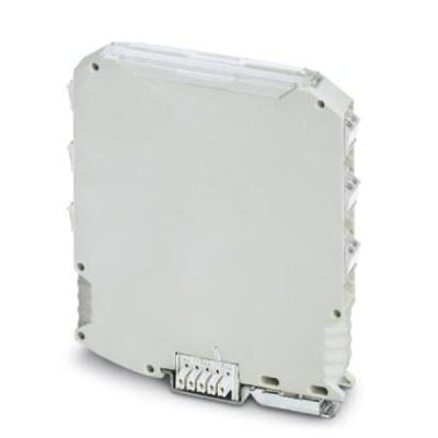 Phoenix Contact ME MAX 12,5 3-3 TBUS KMGY DIN-rail-behuizing 99 x 12.5 x 114.5 Polyamide Lichtgrijs 1 stuk(s)