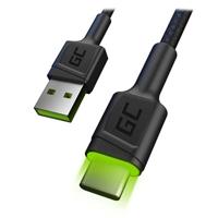 Green Cell KABGC06 USB-kabel 1,2 m USB A USB C Zwart - thumbnail