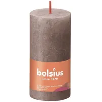 Bolsius Rustiek stompkaars 100/50 taupe - thumbnail
