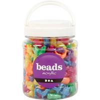 Creativ Company Figuur kralen parelmoer keuren in pot, 220st. - thumbnail