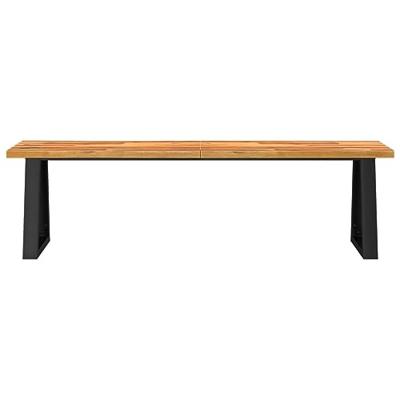 Bankje met natuurlijke rand 160 cm massief acaciahout Bankje met natuurlijke rand 160 cm massief acaciahout