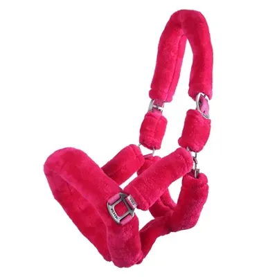 QHP Alaska halster fuchsia maat:cob QHP Alaska halster fuchsia maat:cob