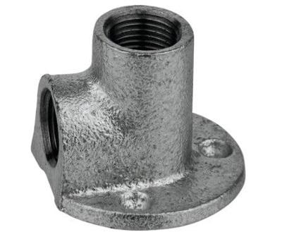 Kirchhoff Smeedbaar ijzer hoek muurplaat, verzinkt, 1/2"IT, (471) - 989837055