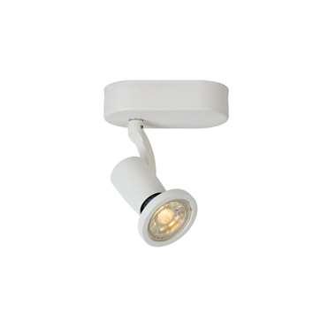 Lucide JASTER-LED - Plafondspot - LED - GU10 - 1x5W 2700K - Wit Lucide JASTER-LED - Plafondspot - LED - GU10 - 1x5W 2700K - Wit