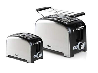 Domo Broodrooster B-Smart, voor 4 sneden brood, zwart