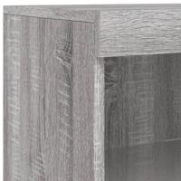 Dressoir met LED-verlichting 162x37x100 cm grijs sonoma eiken - thumbnail