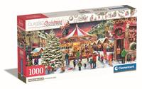 Clementoni Classic Collections Panorama Puzzel Kerst 1000 Stukjes - thumbnail