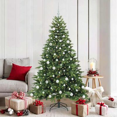 Kunstkerstboom met 300 LED met standaard Groen 180 cm PE en PVC