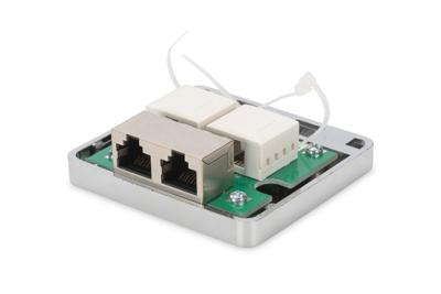 Digitus DN-93713 Netwerkdoos Opbouw (op muur) CAT 6A 2 poorten Meerdere kleuren