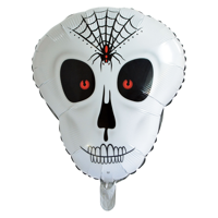 Folieballon Schedel Halloween (50x62cm) - thumbnail