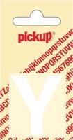 Plakletter Helvetica 40 mm Sticker witte letter y Pickup - Pickup - thumbnail