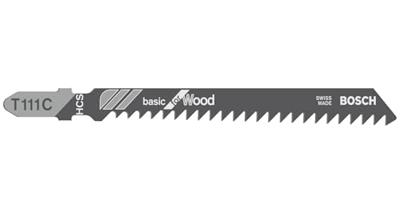 Bosch Accessoires Decoupeerzaagblad T 111 C Basic for Wood 3st - 2608630808