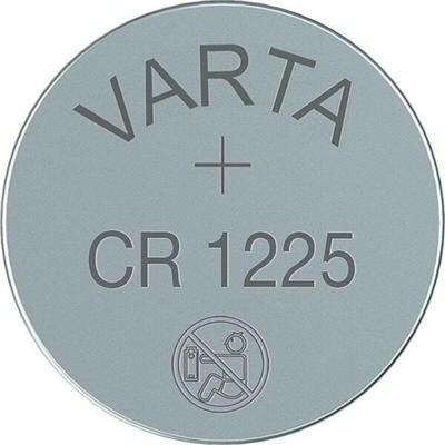 Varta 3392 batterijen Electronics CR1225 Lithium knoopcel verpakking met 1 knoopcel in originele blisterverpakking van 1 exemplaar, 1-Pack, metallic