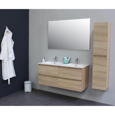 Badkamermeubel Boss & Wessing Pepper Wastafel Porselein Twee Kraangaten 120x55x46 cm Eiken Boss & Wessing Badkamermeubel Boss & Wessing Pepper Wastafel Porselein Twee Kraangaten 120x55x46 cm Eiken Boss & Wessing