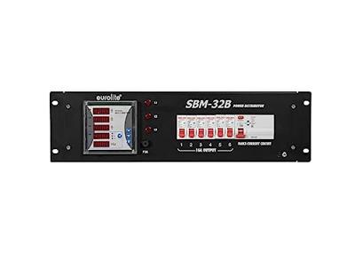Eurolite SBM-32B Stroomverdeler 3 HE