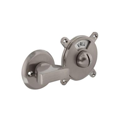 Intersteel WC slot George vrij/bezet nikkel mat