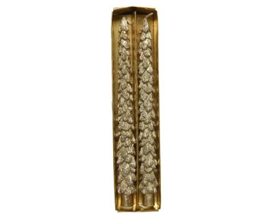 Dinerkaars Kerstboom Goud 25cm 2st