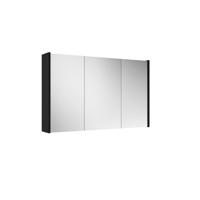 Saniclass Prime Spiegelkast - 100x63x16cm - inclusief zijpanelen - mat zwart SW1212817/SW812071 - thumbnail