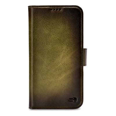 Senza Desire Leather Wallet Apple iPhone Xs Max Burned Olive