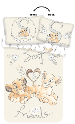 The Lion King peuterdekbedovertrek Best Friends - 100 x 135 cm - Katoen