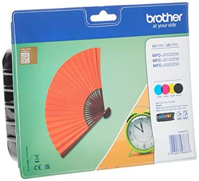 Brother inktcartridge, 2.400 pagina&apos;s, OEM LC-129XLVALBPDR, 4 kleuren - thumbnail