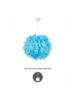 Home sweet home cloud lampenkap Ø 30 cm blauw - thumbnail