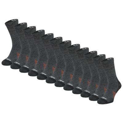 STAPP Wandelsokken Techno Bamboo Dark Grey Orange-47/50