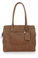 Castelijn & Beerens - Carisma Laptop bag 15,6 + tablet RFID-Cognac - thumbnail