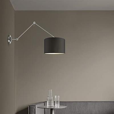 Moderne wandlamp Shift voor lampenkap, 70-70-32cm, Geborsteld-staal, wandlamp met-verstelbare-arm-van, Metaal, geschikt-voor-E27-LED-lichtbron, voor-lampenkap-met-doorsnede-max., 20cm - thumbnail
