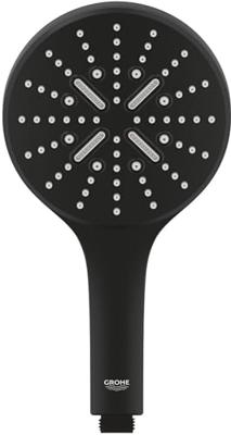 GROHE Rainshower SmartActive 130 Handdouche - 13Ø - 3 straalsoorten - phantom black 22127kf0