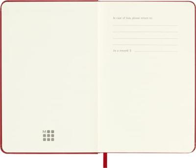 Notitieboek moleskine pocket 90x140mm lijn hc rd
