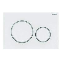 Geberit Sigma 20 bedieningspaneel glans wit/mat wit voor Sigma reservoirs 8cm (UP720) en 12cm (UP320) - thumbnail