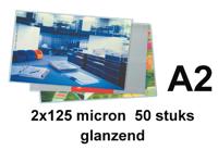 Lamineerhoes GBC A2 2x125micron 50 stuks - thumbnail