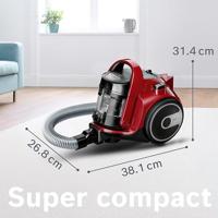 Bosch Serie 2 BGC05AAA2 stofzuiger 1,5 l Cilinderstofzuiger Droog 700 W Zakloos - thumbnail